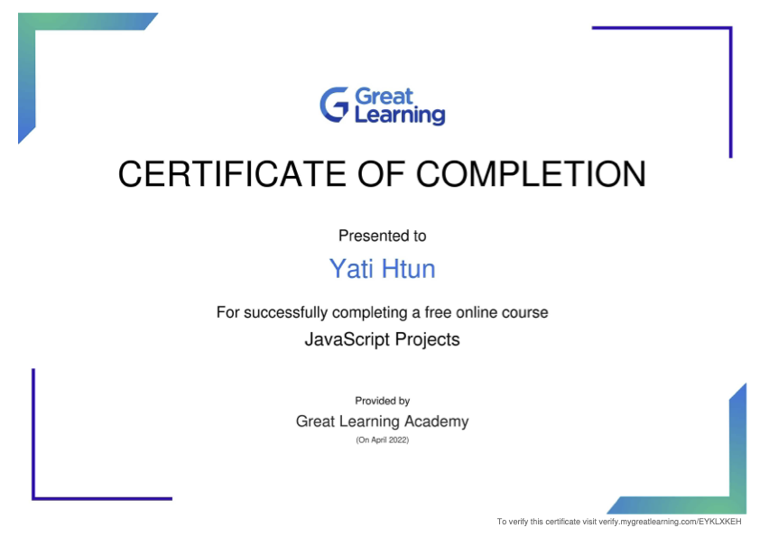 JavaScript ES6+ Certification